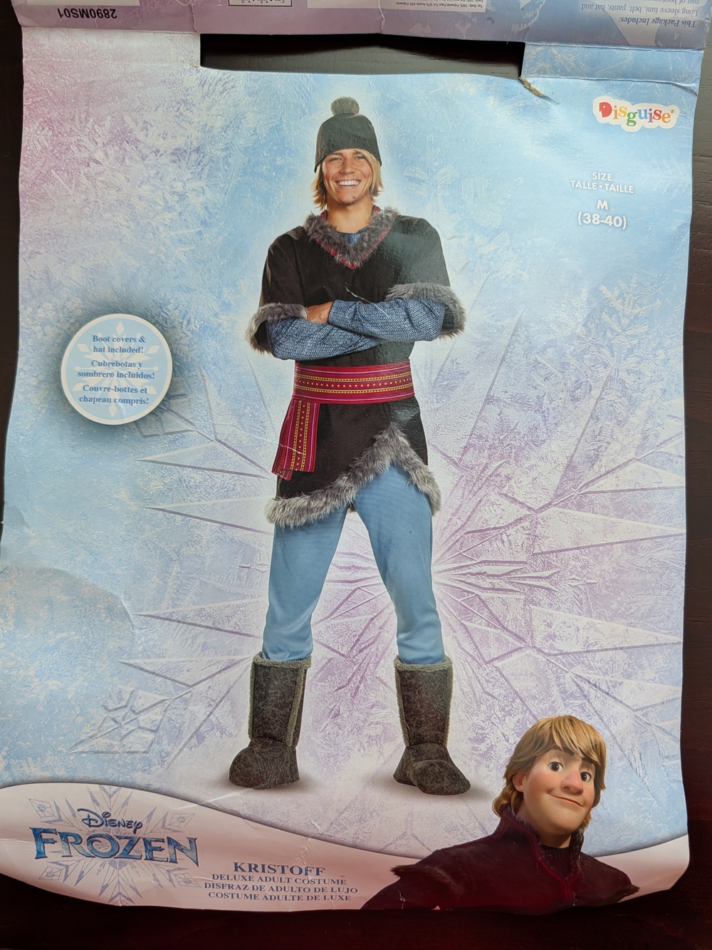 Disney Frozen Kristoff Kids Costume - Black and Blue